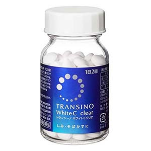 Transino White C Clear oral whitening 120 tablets